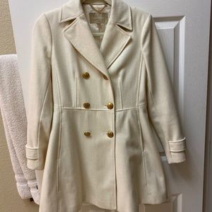 White BR wool peacoat sz xs
